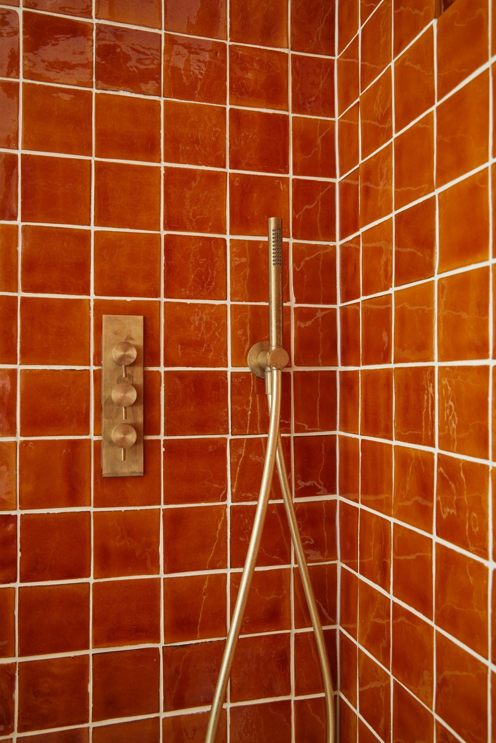 Redcliffe Gardens  | Glazed Orange Tiles  | Interior Designers